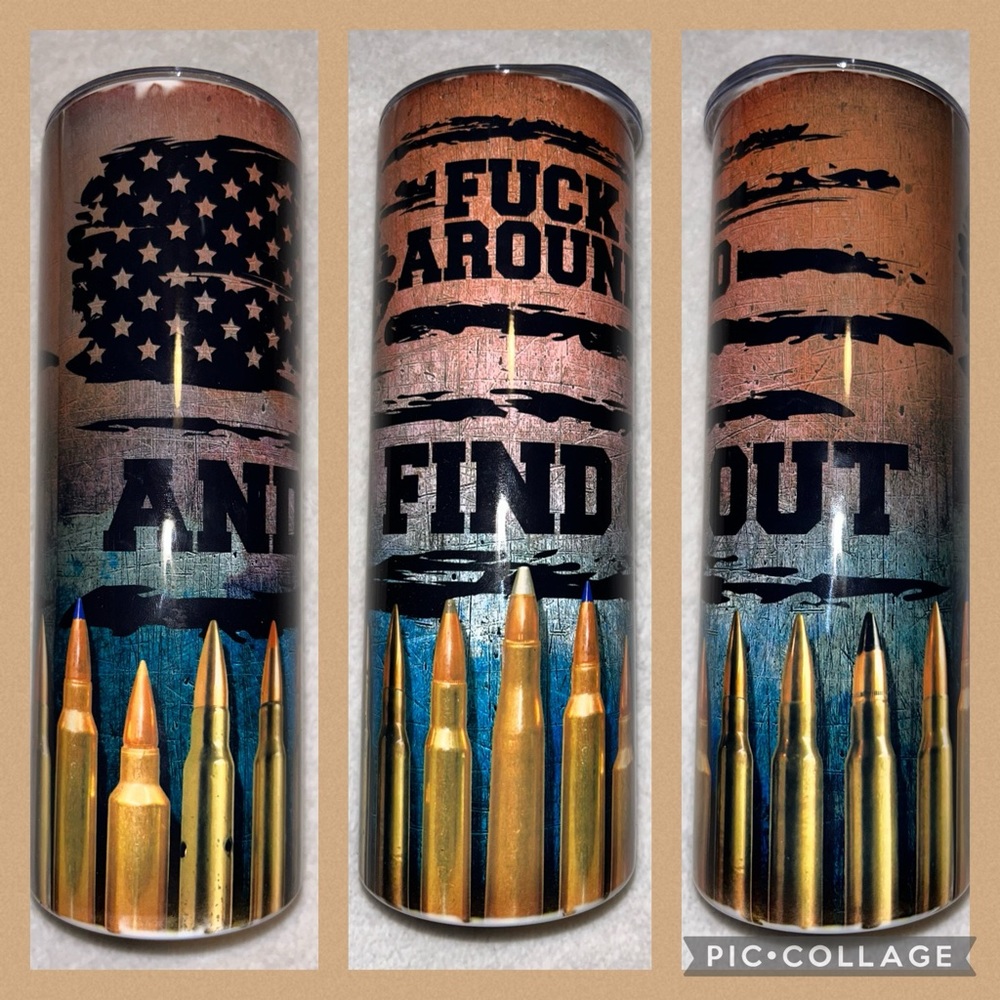 FAFO 20oz Tumbler (THIS ITEMS IS NOT PROMOTING VIOLENCE)